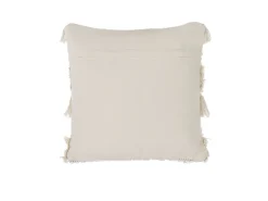 Discount Beliani Koristetyyny Beige Kirjailtu 45 X 45 Cm Villur