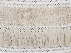 Tekstiilit<Beliani Koristetyyny Beige Kirjailtu 45 X 45 Cm 2 Kpl Villur