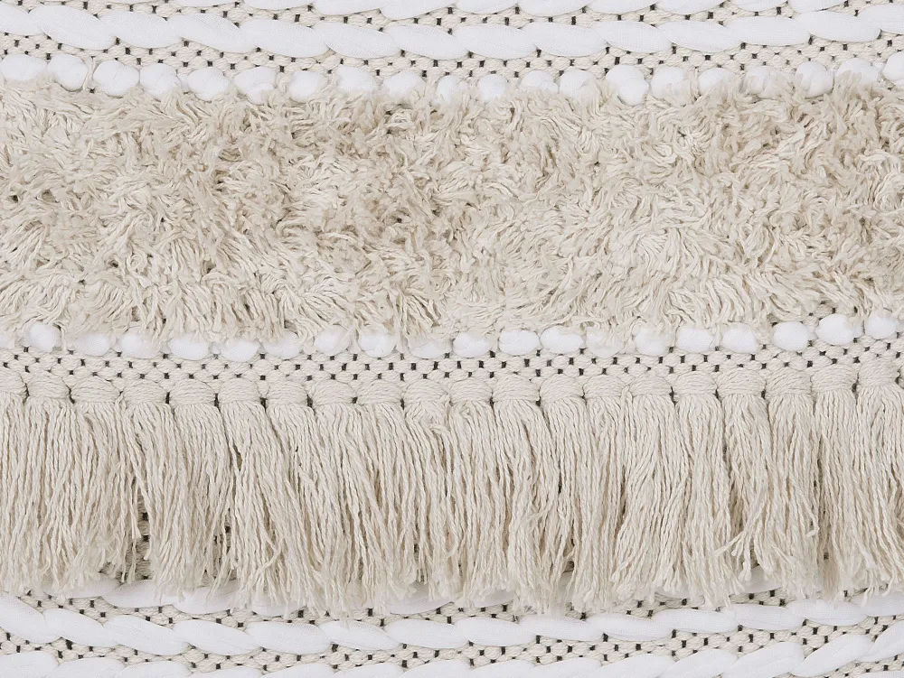 Tekstiilit<Beliani Koristetyyny Beige Kirjailtu 45 X 45 Cm 2 Kpl Villur