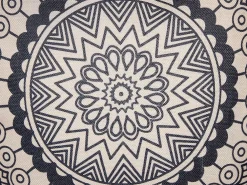 Best Sale Beliani Koristetyyny Beige/Musta 45 X 45 Cm 2 Kpl Agrimony