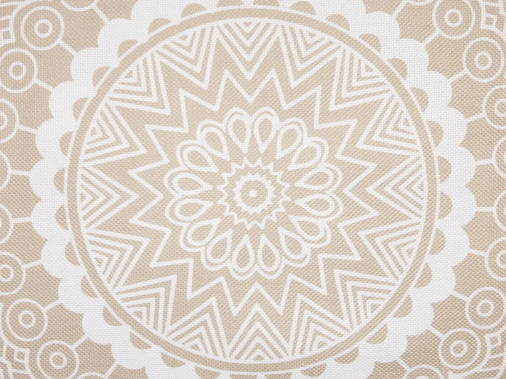 Tekstiilit<Beliani Koristetyyny Beige/Valkoinen 45 X 45 Cm 2 Kpl Geranium