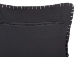 Hot Beliani Koristetyyny Harmaa Kohokuvioitu 45 X 45 Cm Melur