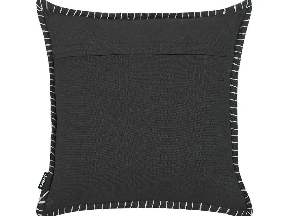 New Beliani Koristetyyny Harmaa Kohokuvioitu 45 X 45 Cm 2 Kpl Melur