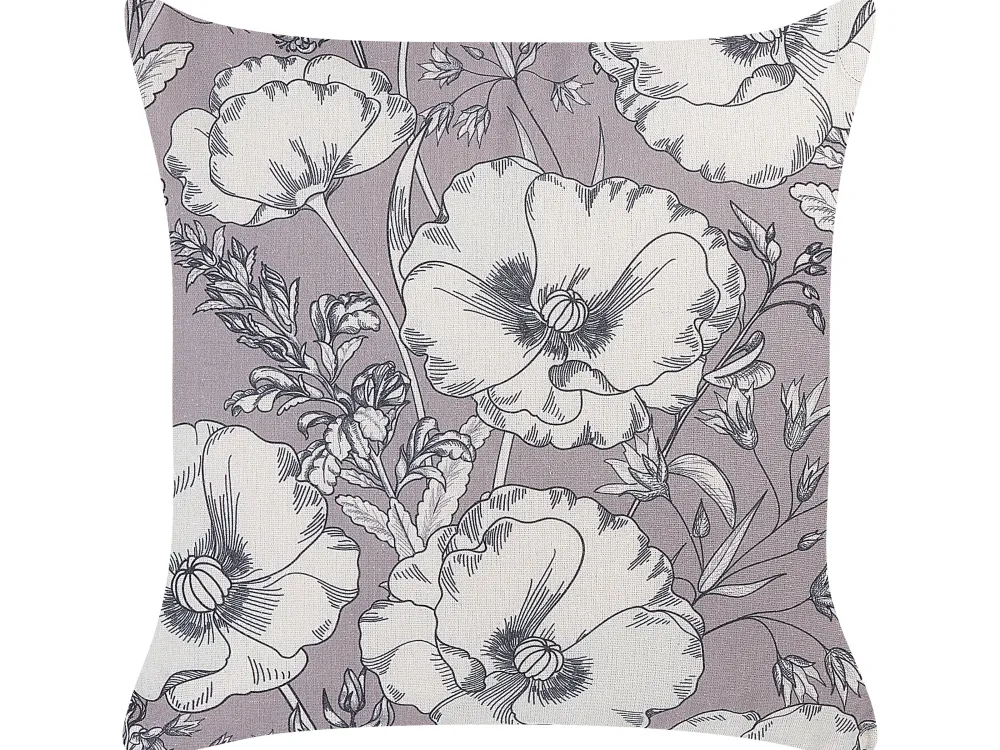 Best Beliani Koristetyyny Harmaa/Luonnonvalkoinen 45 X 45 Cm 2 Kpl Sophora