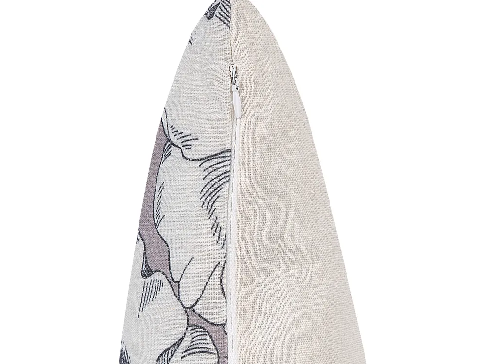 Best Beliani Koristetyyny Harmaa/Luonnonvalkoinen 45 X 45 Cm 2 Kpl Sophora