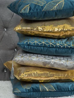 Tekstiilit<Beliani Koristetyyny Hopea 45 X 45 Cm 2 Kpl Camellia