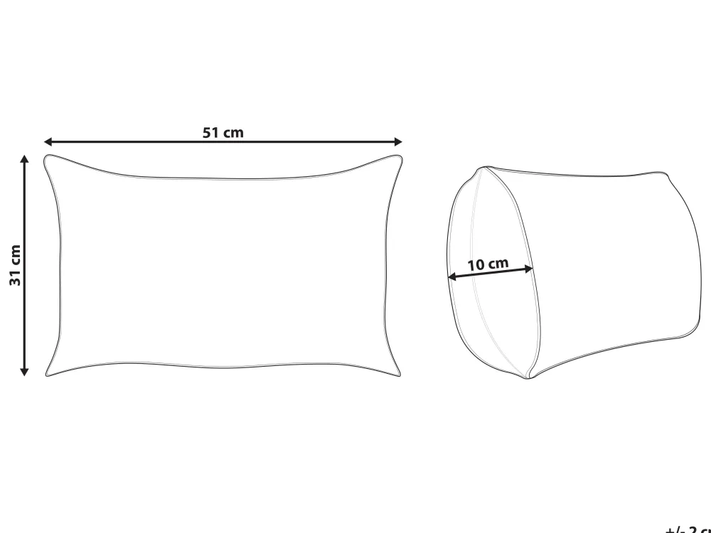 Sale Beliani Koristetyyny Juutti Monivarinen 30 X 50 Cm Beel