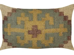 Tekstiilit<Beliani Koristetyyny Juutti Monivarinen 30 X 50 Saron