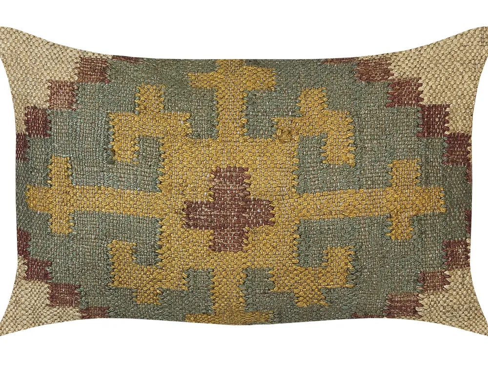 Tekstiilit<Beliani Koristetyyny Juutti Monivarinen 30 X 50 Saron