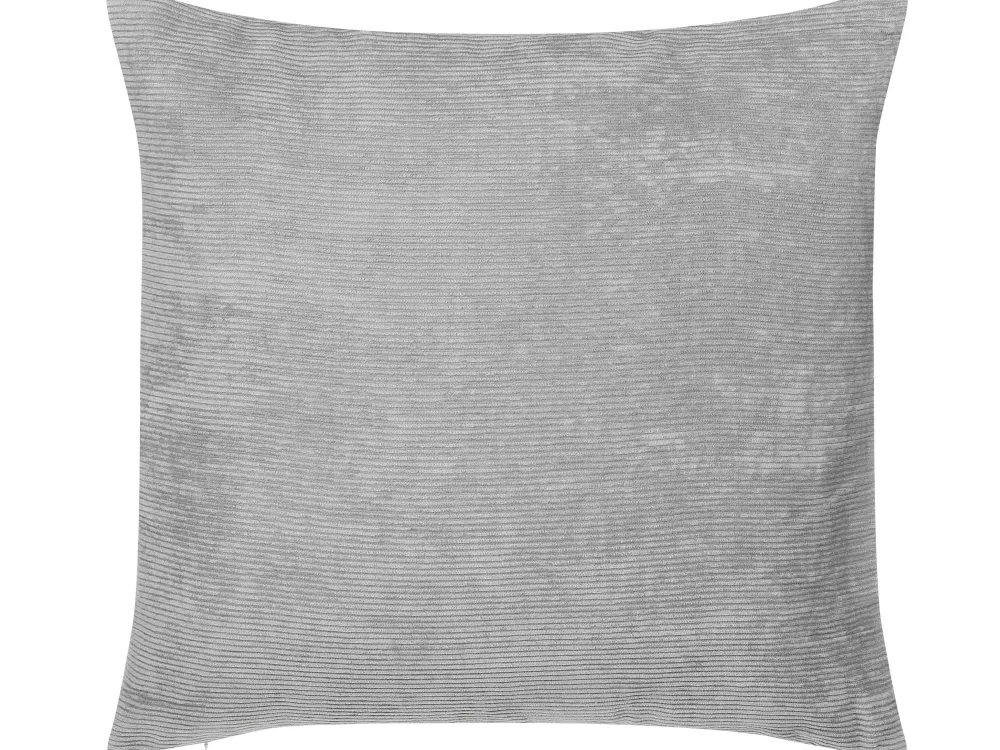 Best Sale Beliani Koristetyyny Kangas Harmaa 45 X 45 Cm 2 Kpl Nolana