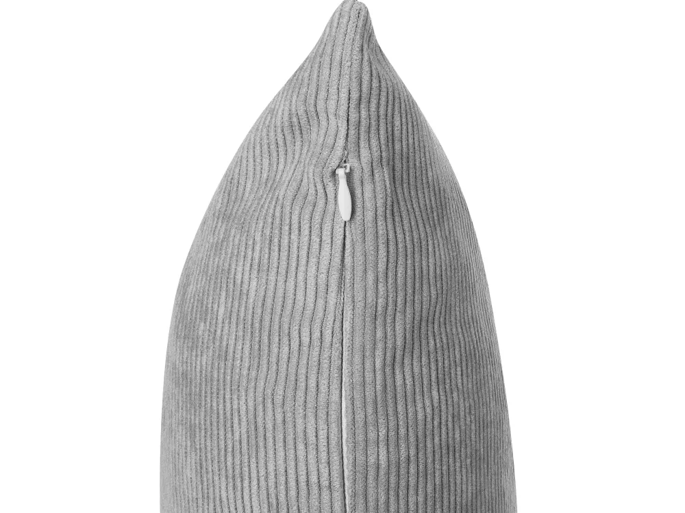 Best Sale Beliani Koristetyyny Kangas Harmaa 45 X 45 Cm 2 Kpl Nolana