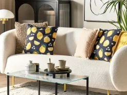 Lastenhuone<Beliani Koristetyyny Kangas Monivarinen 45 X 45 Cm 2 Kpl Orchid