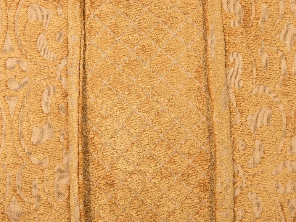 Outlet Beliani Koristetyyny Keltainen Kohokuvioitu 45 X 45 Cm 2 Kpl Kavalam