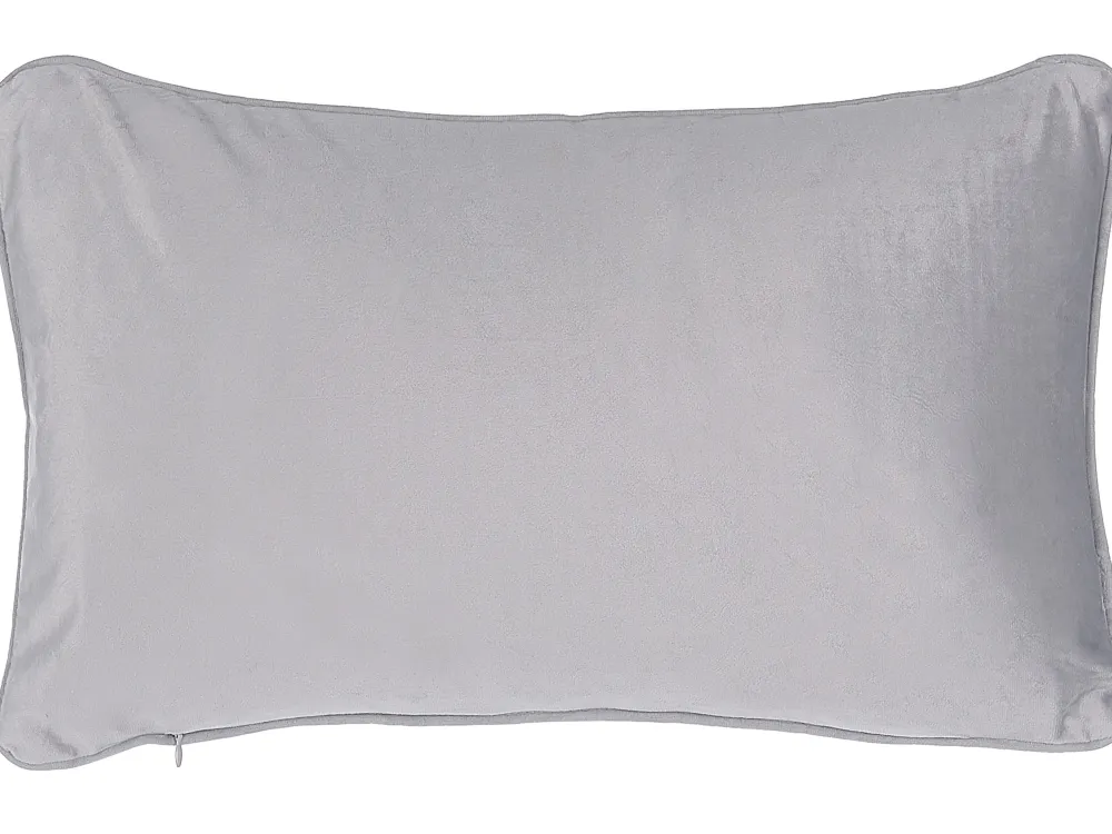 Cheap Beliani Koristetyyny Kohokuvio Harmaa 30 X 50 Cm 2 Kpl Motari