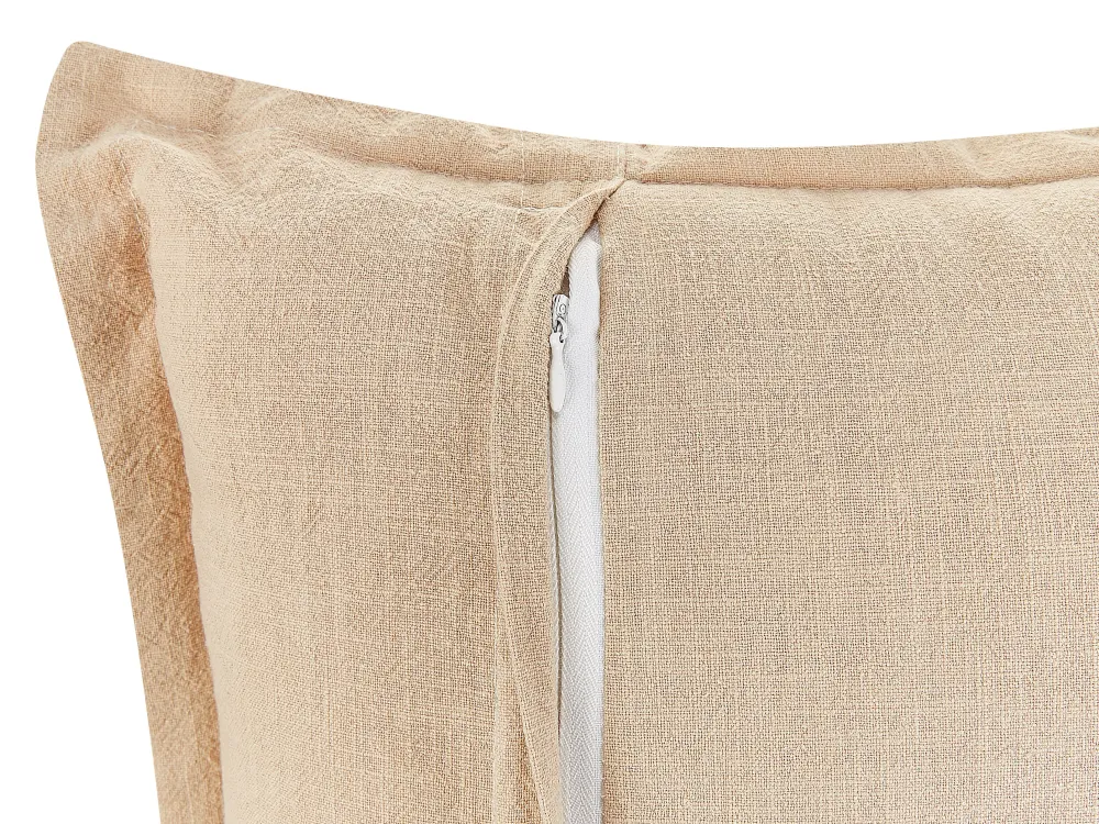 Tekstiilit<Beliani Koristetyyny 2Kpl 45 X 45 Cm Beige Guzmania