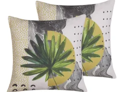 Cheap Beliani Koristetyyny 2Kpl 45 X 45 Cm Monivarinen Holcus