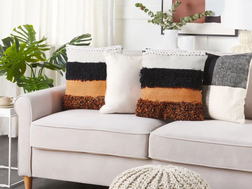 Best Sale Beliani Koristetyyny 2Kpl 45 X 45 Cm Monivarinen Mihalgazi