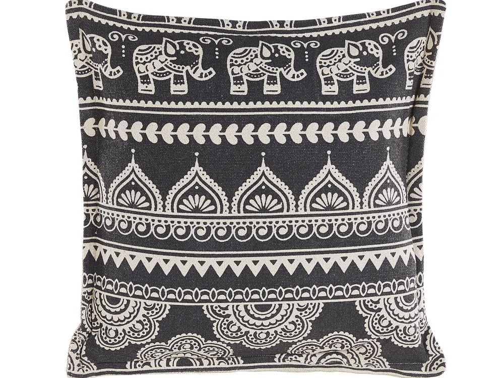 Tekstiilit<Beliani Koristetyyny 2Kpl 45 X 45 Cm Mustavalkoinen Atabagi