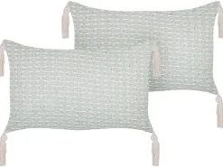 Tekstiilit<Beliani Koristetyyny Mintunvihrea 45 X 25 Cm 2 Kpl Hakone