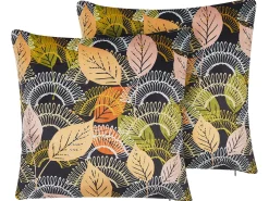 Shop Beliani Koristetyyny Monivarinen 45 X 45 Cm 2 Kpl Lagurus