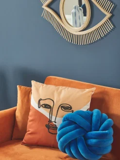 Tekstiilit<Beliani Koristetyyny Monivarinen Kirjailtu 45 X 45 Cm 2 Kpl Rudbekia