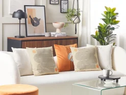 Tekstiilit<Beliani Koristetyyny Monivarinen 45 X 45 Cm 2 Kpl Calibrachoa