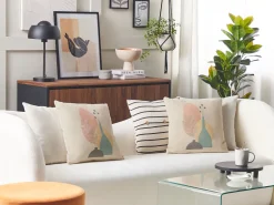 Best Beliani Koristetyyny Monivarinen 45 X 45 Cm 2 Kpl Cardoon