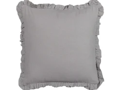 Outlet Beliani Koristetyyny Pellava Harmaa 45 X 45 Cm 2 Kpl Glabra