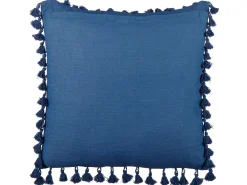 Outlet Beliani Koristetyyny Pellava Tummansininen 45 X 45 Cm 2 Kpl Carpinus