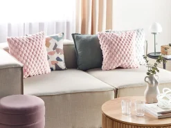 Tekstiilit<Beliani Koristetyyny Pellava Tummanharmaa 45 X 45 Cm 2 Kpl Subulata