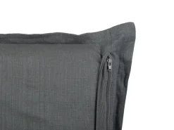 Tekstiilit<Beliani Koristetyyny Pellava Tummanharmaa 45 X 45 Cm 2 Kpl Subulata