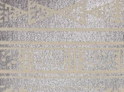 Flash Sale Beliani Koristetyyny Puuvilla Hopea Geometrinen Kuvio 50 X 50 Cm 2 Kpl Oujda