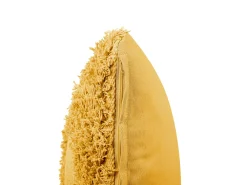 Shop Beliani Koristetyyny Puuvilla Keltainen 45 X 45 Cm 2 Kpl Rhoeo