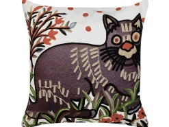 Tekstiilit<Beliani Koristetyyny Puuvilla Monivarinen Kirjailtu 50 X 50 Cm 2 Kpl Phusro