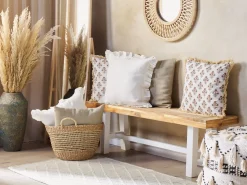 Fashion Beliani Koristetyyny Puuvilla Monivarinen 45 X 45 Cm Omorika