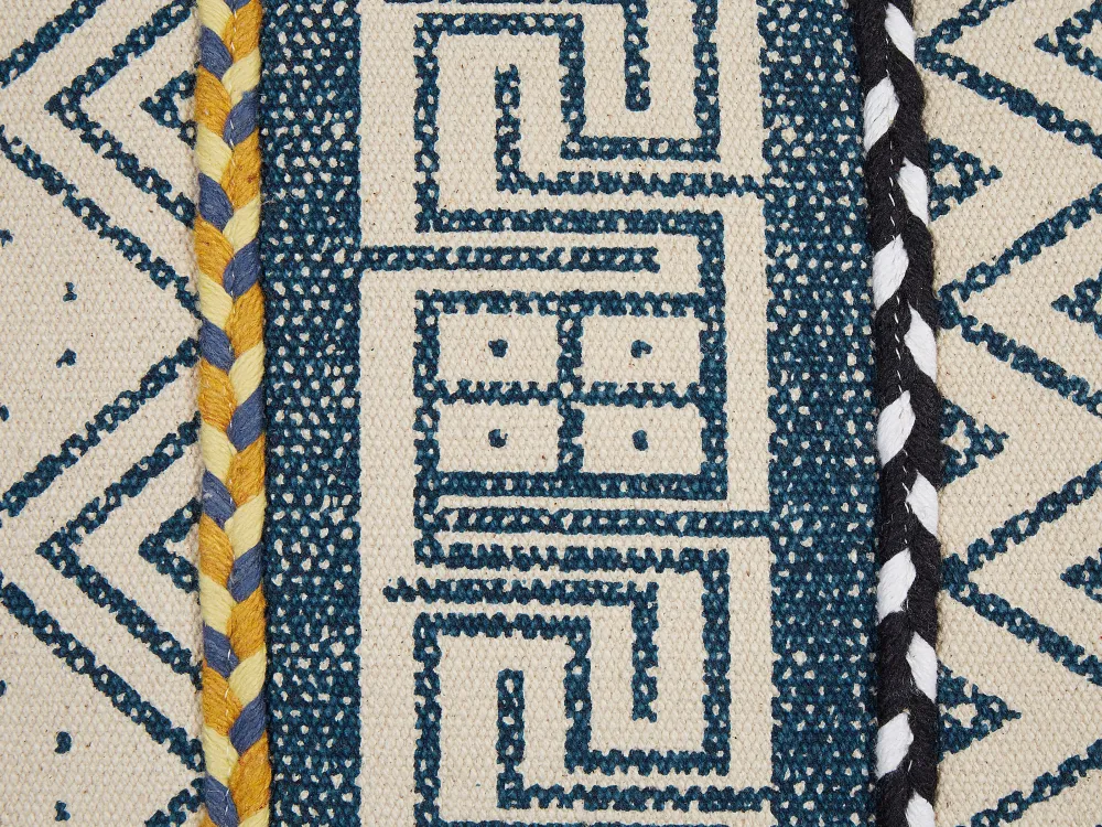 Online Beliani Koristetyyny Puuvilla Monivarinen Geometrinen Kuvio 50 X 50 Cm 2 Kpl Souk