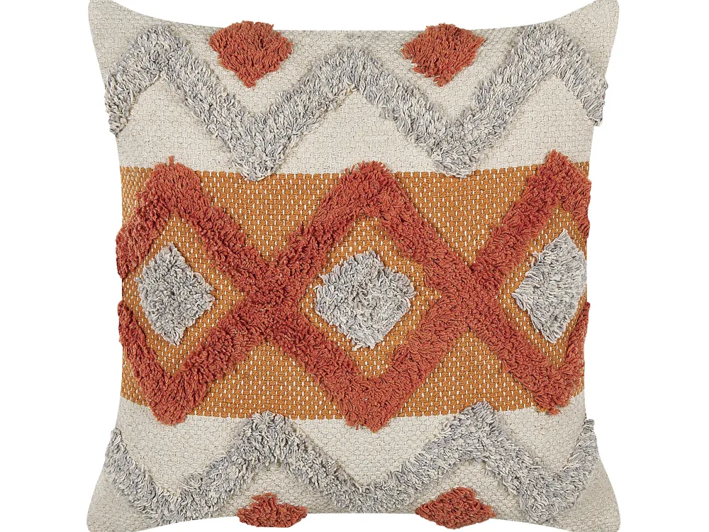 Online Beliani Koristetyyny Puuvilla Monivarinen 45 X 45 Cm Brevifolia