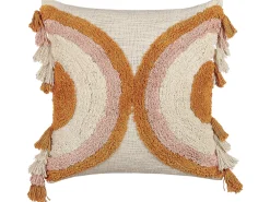 New Beliani Koristetyyny Puuvilla Monivarinen 45 X 45 Cm 2 Kpl Lablab