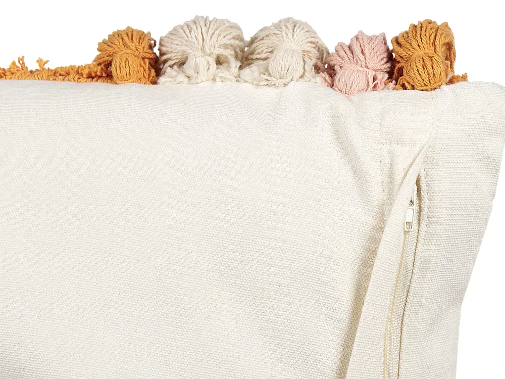 New Beliani Koristetyyny Puuvilla Monivarinen 45 X 45 Cm 2 Kpl Lablab