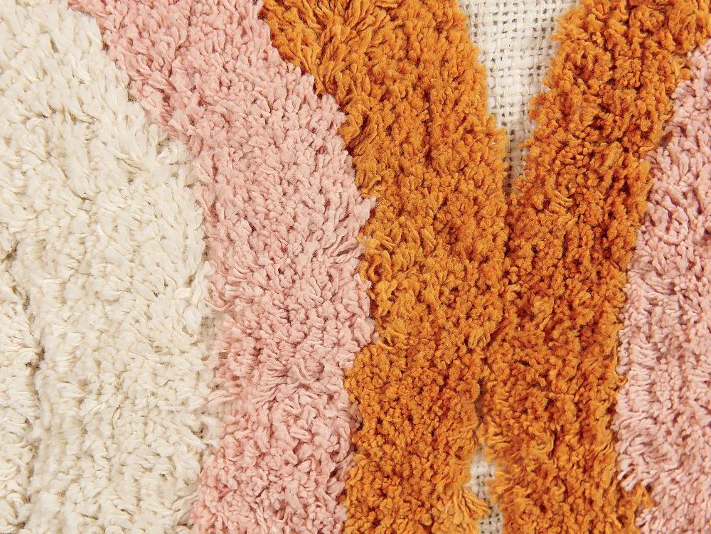 New Beliani Koristetyyny Puuvilla Monivarinen 45 X 45 Cm 2 Kpl Lablab