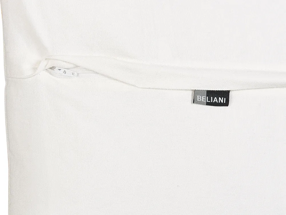 New Beliani Koristetyyny Puuvilla Monivarinen Kirjailtu 50 X 50 Cm 2 Kpl Mehsana