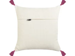 Flash Sale Beliani Koristetyyny Puuvilla Monivarinen Kirjailtu 50 X 50 Cm Raiganj