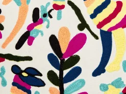 Flash Sale Beliani Koristetyyny Puuvilla Monivarinen Kirjailtu 50 X 50 Cm Raiganj