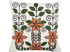 Tekstiilit<Beliani Koristetyyny Puuvilla Monivarinen Kirjailtu 50 X 50 Cm 2 Kpl Vellore