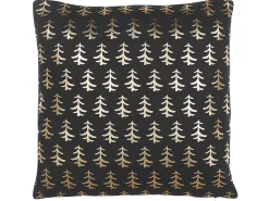 Best Sale Beliani Koristetyyny Puuvilla Musta/Kultainen 45 X 45 Cm 2 Kpl Leroy