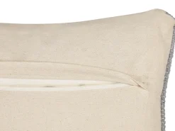 Flash Sale Beliani Koristetyyny Puuvilla Oranssi/Valkoinen 30 X 50 Cm Inula