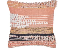 Outlet Beliani Koristetyyny Puuvilla Oranssi 45 X 45 Cm Deutzia