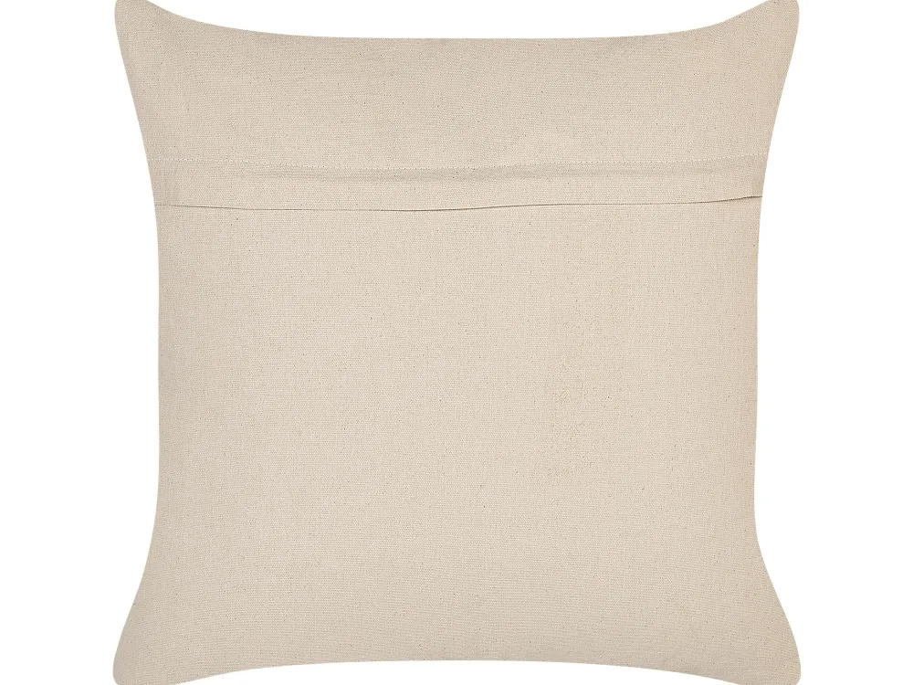 Outlet Beliani Koristetyyny Puuvilla Oranssi 45 X 45 Cm Deutzia