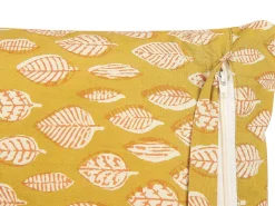 Tekstiilit<Beliani Koristetyyny Puuvilla Sinapinkeltainen 45 X 45 Cm 2 Kpl Ginnala