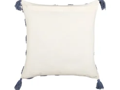 Tekstiilit<Beliani Koristetyyny Puuvilla Vaalea Beige/Sininen 45 X 45 Cm 2 Kpl Jacaranda